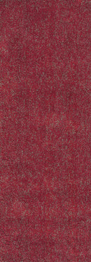 Rugs Bathroom Runner Rug - 2'3" x 7'6" Runner Polyester Red Heather Area Rug HomeRoots