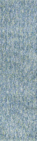 Rugs Bathroom Runner Rug - 2'3" x 7'6" Runner Polyester Seafoam Heather Area Rug HomeRoots