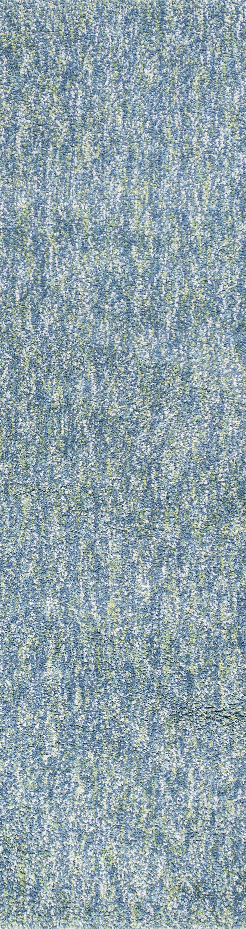 Rugs Bathroom Runner Rug - 2'3" x 7'6" Runner Polyester Seafoam Heather Area Rug HomeRoots