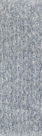 Rugs Bathroom Runner Rug - 2'3" x 7'6" Runner Polyester Slate Heather Area Rug HomeRoots