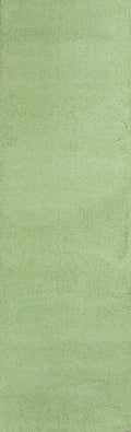 Rugs Bathroom Runner Rug - 2'3" x 7'6" Runner Polyester Spearmint Green Area Rug HomeRoots