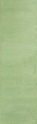 Rugs Bathroom Runner Rug - 2'3" x 7'6" Runner Polyester Spearmint Green Area Rug HomeRoots