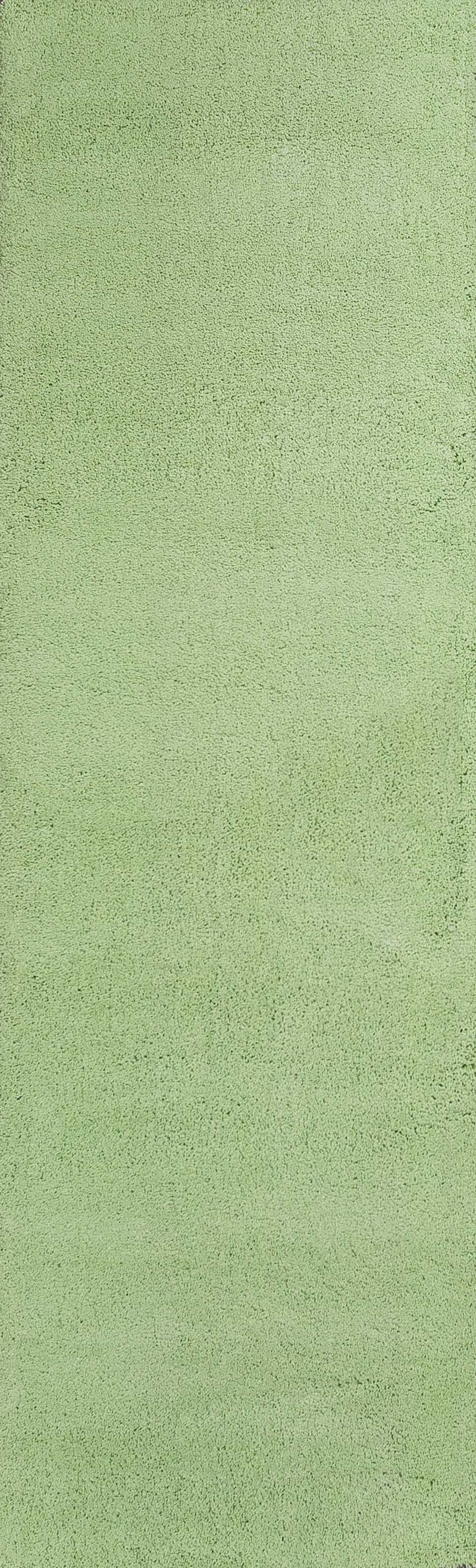 Rugs Bathroom Runner Rug - 2'3" x 7'6" Runner Polyester Spearmint Green Area Rug HomeRoots