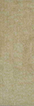 Rugs Bathroom Runner Rug - 2'3" x 7'6" Runner Polyester Yellow Heather Area Rug HomeRoots