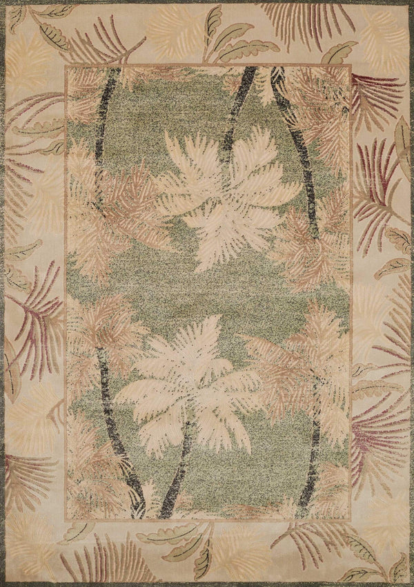 Rugs Bedroom Rugs - 118" x 158" x 0.3" Seafoam Polyester/Olefin Rug HomeRoots