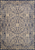 Rugs Bedroom Rugs 150" x 180" x 0.3" Blueberry Polyester/Olefin Rug 201 HomeRoots