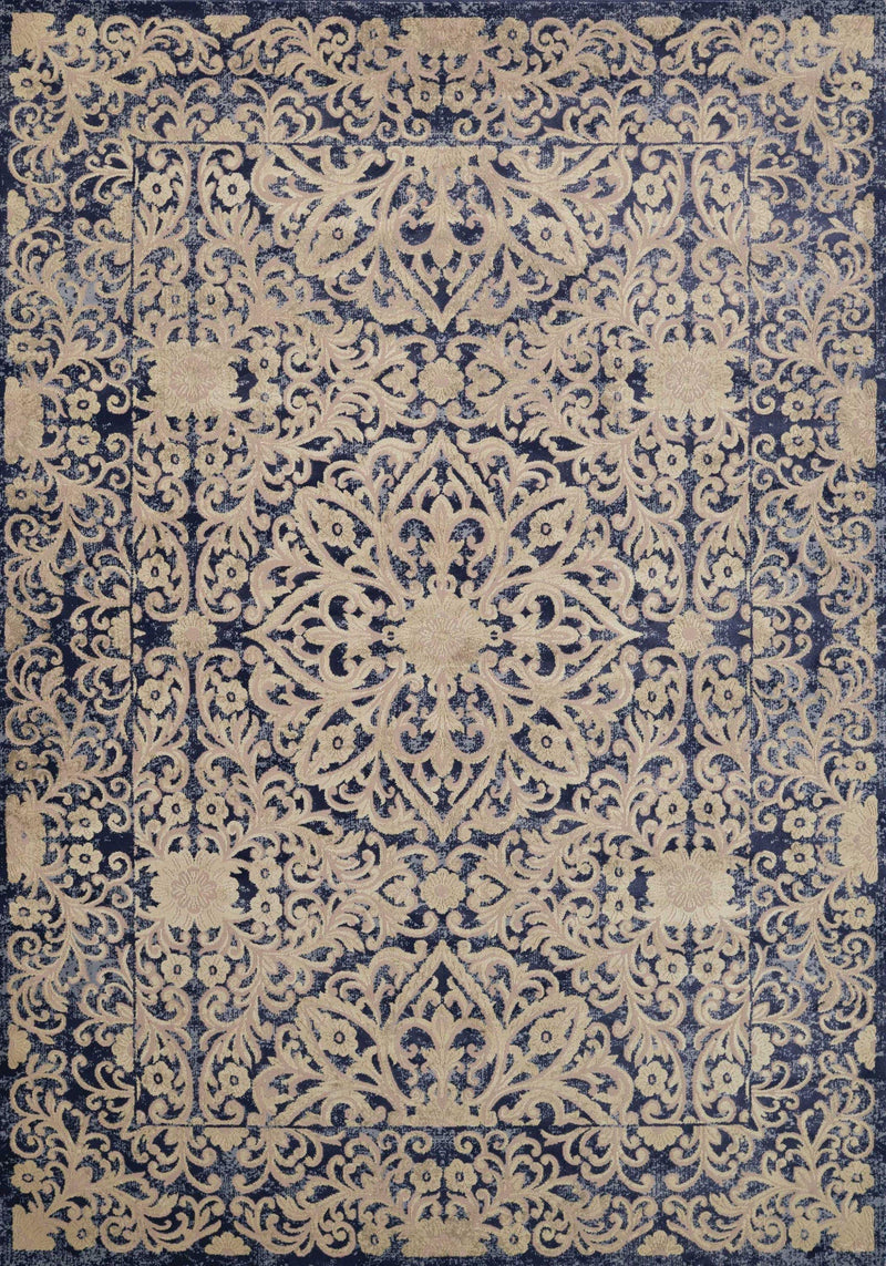 Rugs Bedroom Rugs 150" x 180" x 0.3" Blueberry Polyester/Olefin Rug 201 HomeRoots