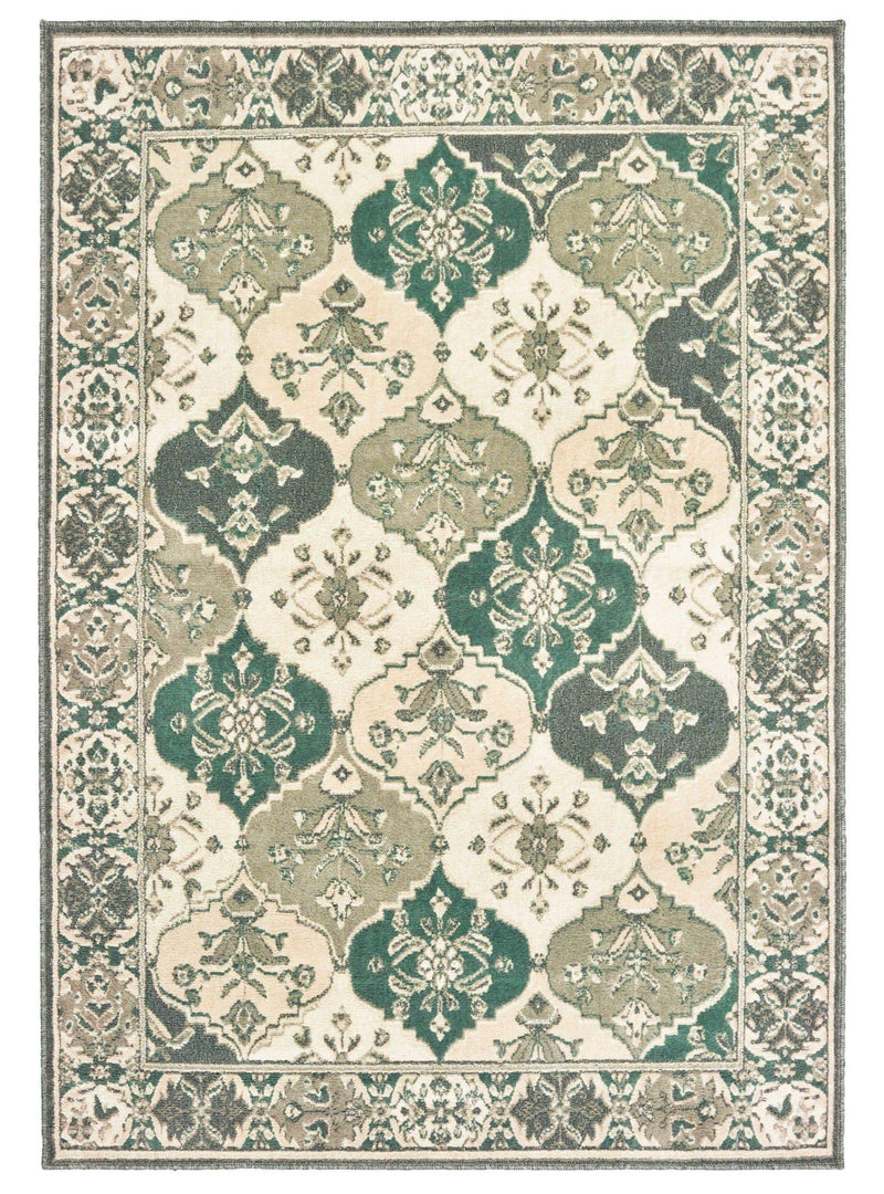 Rugs Bedroom Rugs - 23" x 88" x 0.31" Multi Polypropylene Runner Rug HomeRoots