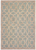 Rugs Bedroom Rugs - 63" x 86" x 1.2" Seafoam Microfiber Area Rug HomeRoots