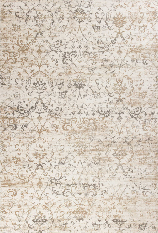 Rugs Beige Area Rugs 3'3" x 4'7" Polypropylene Beige Area Rug 3790 HomeRoots