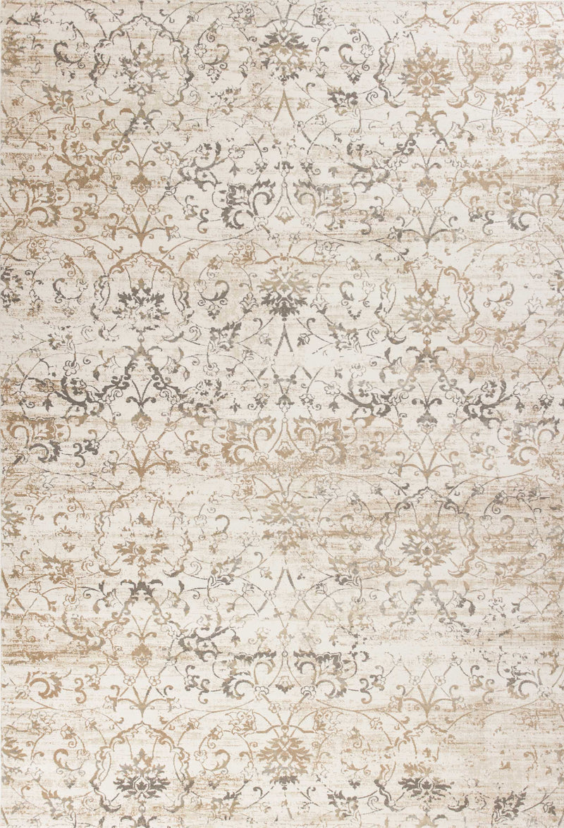 Rugs Beige Area Rugs 3'3" x 4'7" Polypropylene Beige Area Rug 3790 HomeRoots
