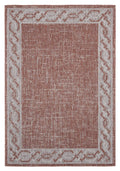 Rugs Beige Area Rugs - 63" x 90" x 0.04" Terracotta Polypropylene Area Rug HomeRoots