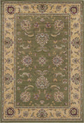Rugs Beige Rug - 20" x 31" Polypropylene Sage/Beige Area Rug HomeRoots