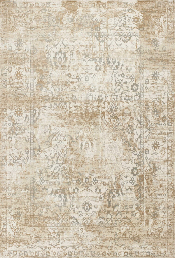 Rugs Beige Rug - 5'3" x 7'7" Polypropylene Beige Area Rug HomeRoots