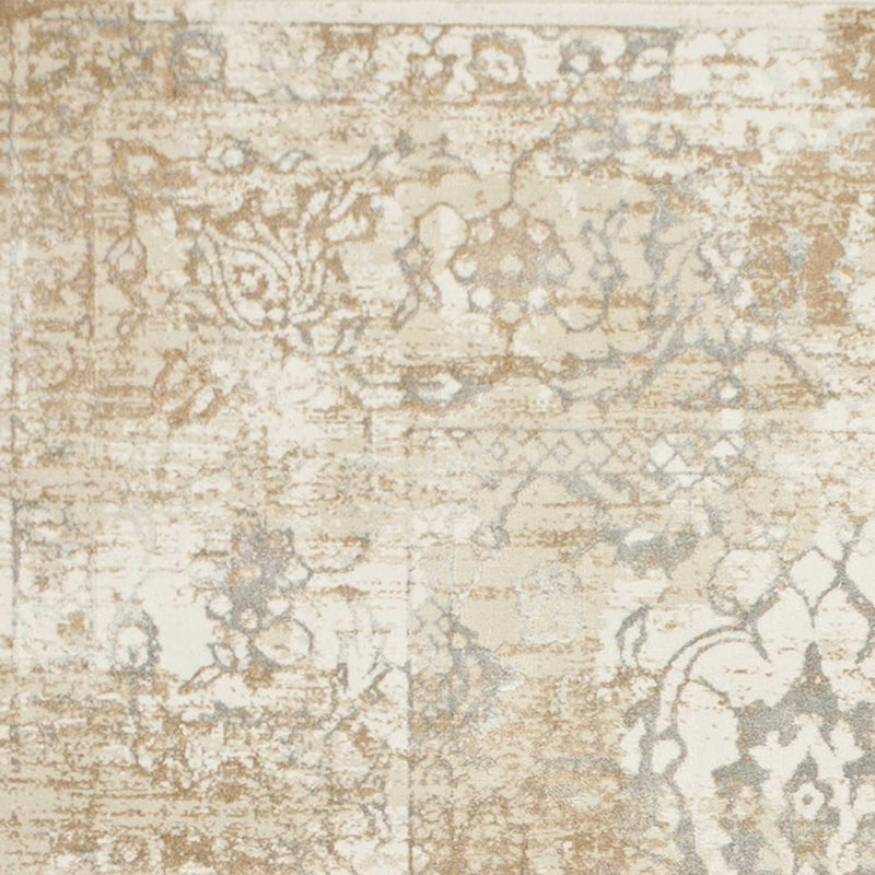 Rugs Beige Rug - 5'3" x 7'7" Polypropylene Beige Area Rug HomeRoots