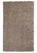 Rugs Beige Rug - 5' x 7' Polyester Beige Heather Area Rug HomeRoots