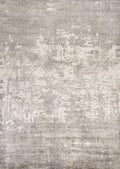 Rugs Beige Rug - 8'6" x 11'6" Viscose Beige Area Rug HomeRoots