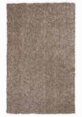 Rugs Beige Rug - 9' x 13' Polyester Beige Heather Area Rug HomeRoots