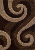 Rugs Best Rugs 22" x 26" x 1.2" Beige Polyester Accent Rug 9175 HomeRoots