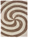Rugs Best Rugs 22" x 26" x 1.2" Beige Polyester Accent Rug 9211 HomeRoots