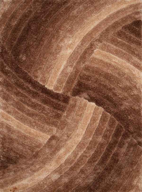 Rugs Best Rugs - 22" x 26" x 1.2" Beige Polyester Accent Rug HomeRoots