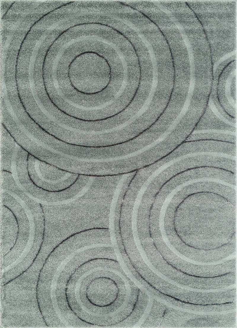 Rugs Best Rugs - 22" x 31" x 0.79" Grey Polyester/Olefin Accent Rug HomeRoots