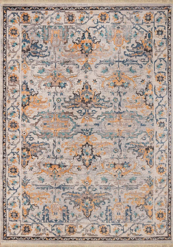 Rugs Best Rugs 22" x 33" x 0.24" Aqua Polyester Accent Rug 9951 HomeRoots