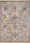 Rugs Best Rugs 22" x 33" x 0.24" Aqua Polyester Accent Rug 9951 HomeRoots