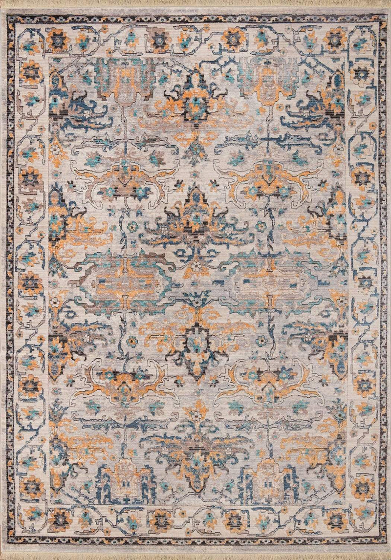 Rugs Best Rugs 22" x 33" x 0.24" Aqua Polyester Accent Rug 9951 HomeRoots