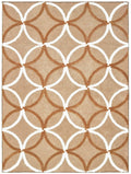 Rugs Best Rugs - 22" x 36" x 1.2" Beige Microfiber Accent Rug HomeRoots