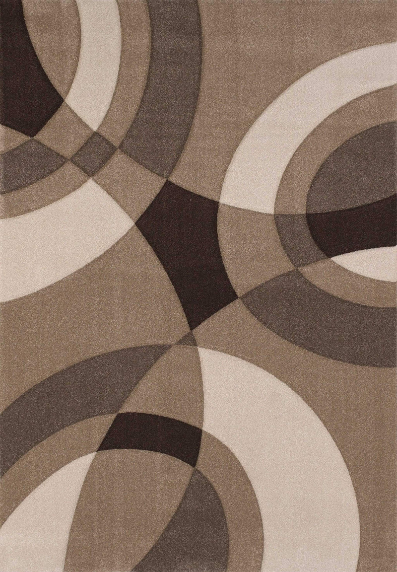 Rugs Best Rugs 61" x 90" x 0.5" Beige Polypropylene Area Rug 1492 HomeRoots