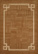 Rugs Best Rugs 63" x 84" x 0.43" Beige Polypropylene Area Rug 1410 HomeRoots