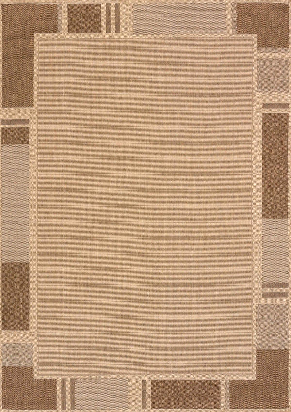 Rugs Best Rugs - 63" x 90" Beige Polypropylene/Olefin Area Rug HomeRoots