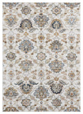 Rugs Best Rugs 94" x 126" 0.79" Beige Microfiber/Polyester Area Rug 781 HomeRoots