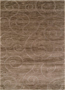 Rugs Best Rugs 94" x 126" x 0.79" Beige Polyester/Olefin Oversize Rug 56 HomeRoots