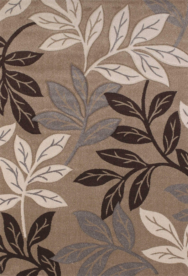 Rugs Best Rugs - 94" x 134" x 0.5" Beige Polypropylene Oversize Rug HomeRoots