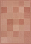 Rugs Big Area Rugs - 94" x 126" Terracotta Polypropylene/Olefin Oversize Rug HomeRoots