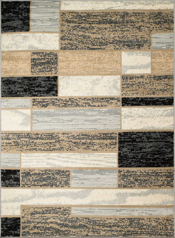 Rugs Big Area Rugs - 94" x 126" x 0.3" Multi Olefin Oversize Rug HomeRoots