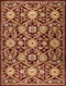 Rugs Big Area Rugs 94" x 126" x 0.3" Scarlet Olefin Oversize Rug 1429 HomeRoots