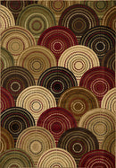 Rugs Big Area Rugs 94" x 126" x 0.43" Multi Polypropylene Oversize Rug 1307 HomeRoots