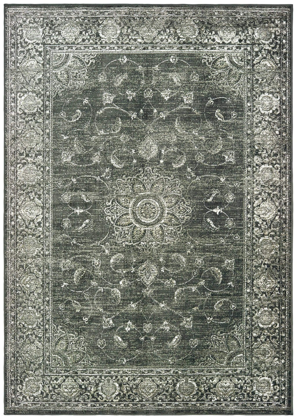 Rugs Big Rugs - 120" x 168" x 0.13" Smoke Viscose Oversize Rug HomeRoots