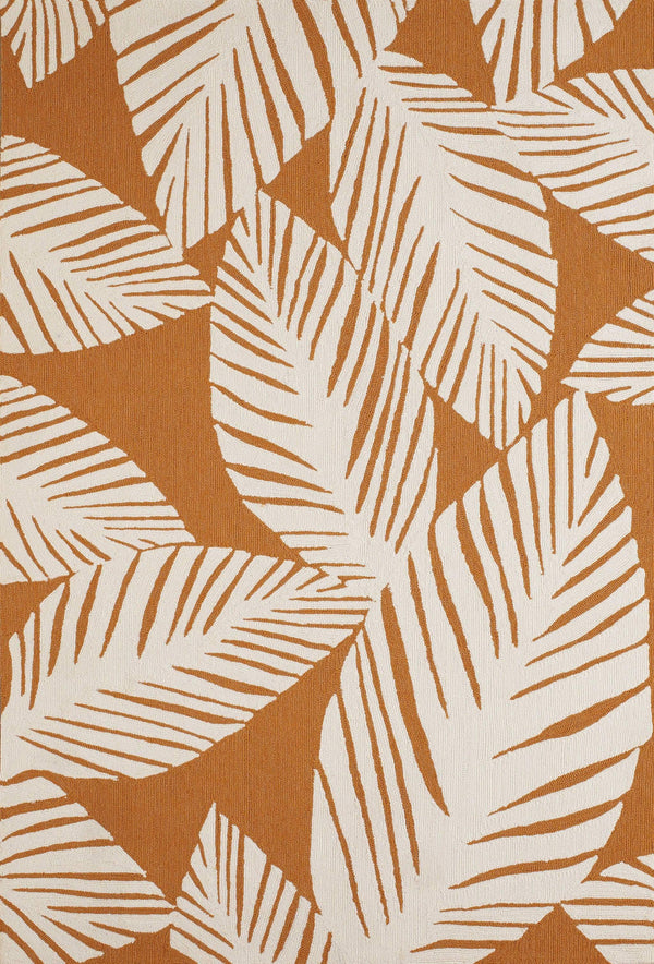 Rugs Big Rugs - 94" x 118" x 0.3" Spice Polypropylene Oversize Rug HomeRoots