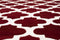 Rugs Big Rugs - 94" x 126" x 0.47" Burgundy Polyester Oversize Rug HomeRoots