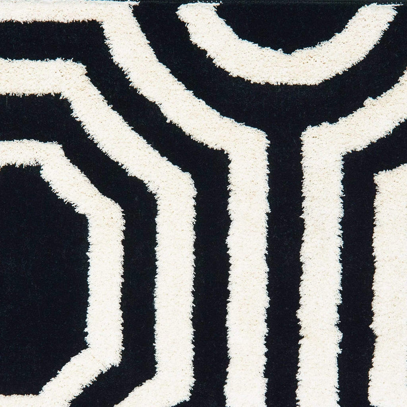 Rugs Big Rugs - 94" x 126" x 1.2" Onyx Microfiber Oversize Rug HomeRoots
