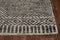Rugs Black Area Rugs - 27" X 96" X 0.'5" Grey/Black Wool Rug HomeRoots