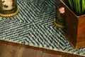 Rugs Black Area Rugs - 60" X 84" X 0.'5" Grey/Black Wool Rug HomeRoots