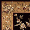 Rugs Black Area Rugs - 7'7" x 10'10" Polypropylene Black/Beige Area Rug HomeRoots