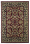 Rugs Black Area Rugs - 7'7" x 10'10" Polypropylene Red/Black Area Rug HomeRoots