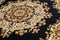 Rugs Black Rug - 33" x 39" x 0.31" Black Polypropylene Accent Rug HomeRoots
