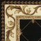 Rugs Black Rug - 5'3" x 7'7" Polypropylene Black Area Rug HomeRoots
